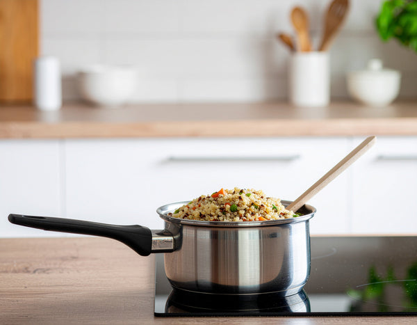 Badem Yağlı Vegan Sebzeli Kinoa Pilavı