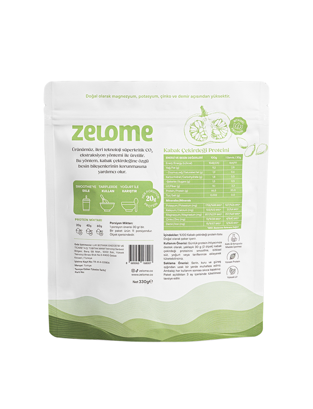 Kabak Çekirdeği Protein Tozu