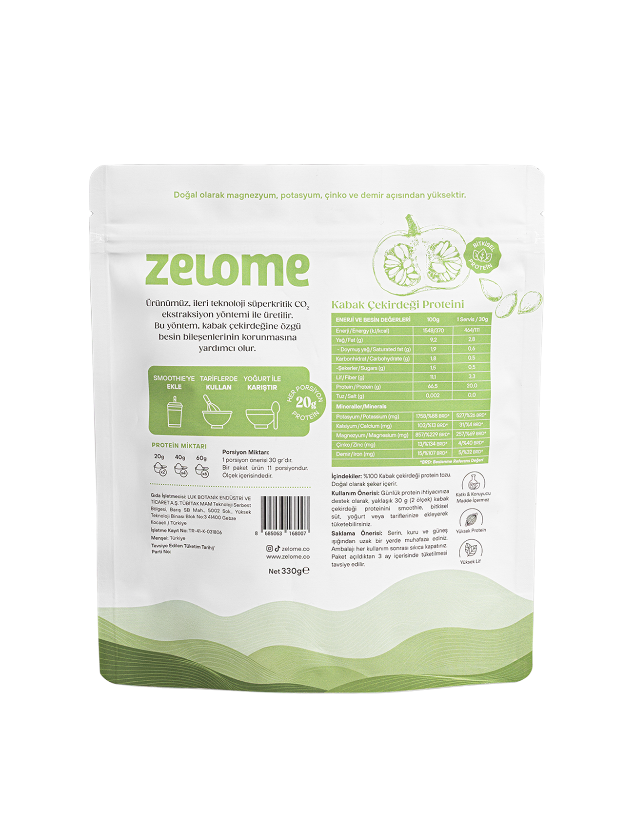 Kabak Çekirdeği Protein Tozu