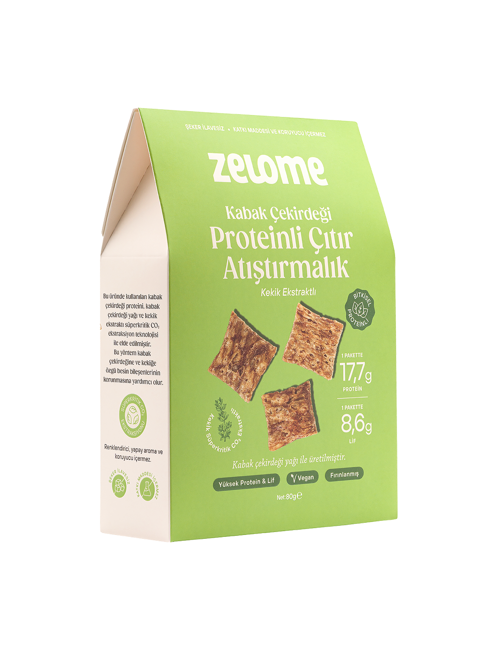 Kekik Ekstraktlı Proteinli Çıtır Atıştırmalık