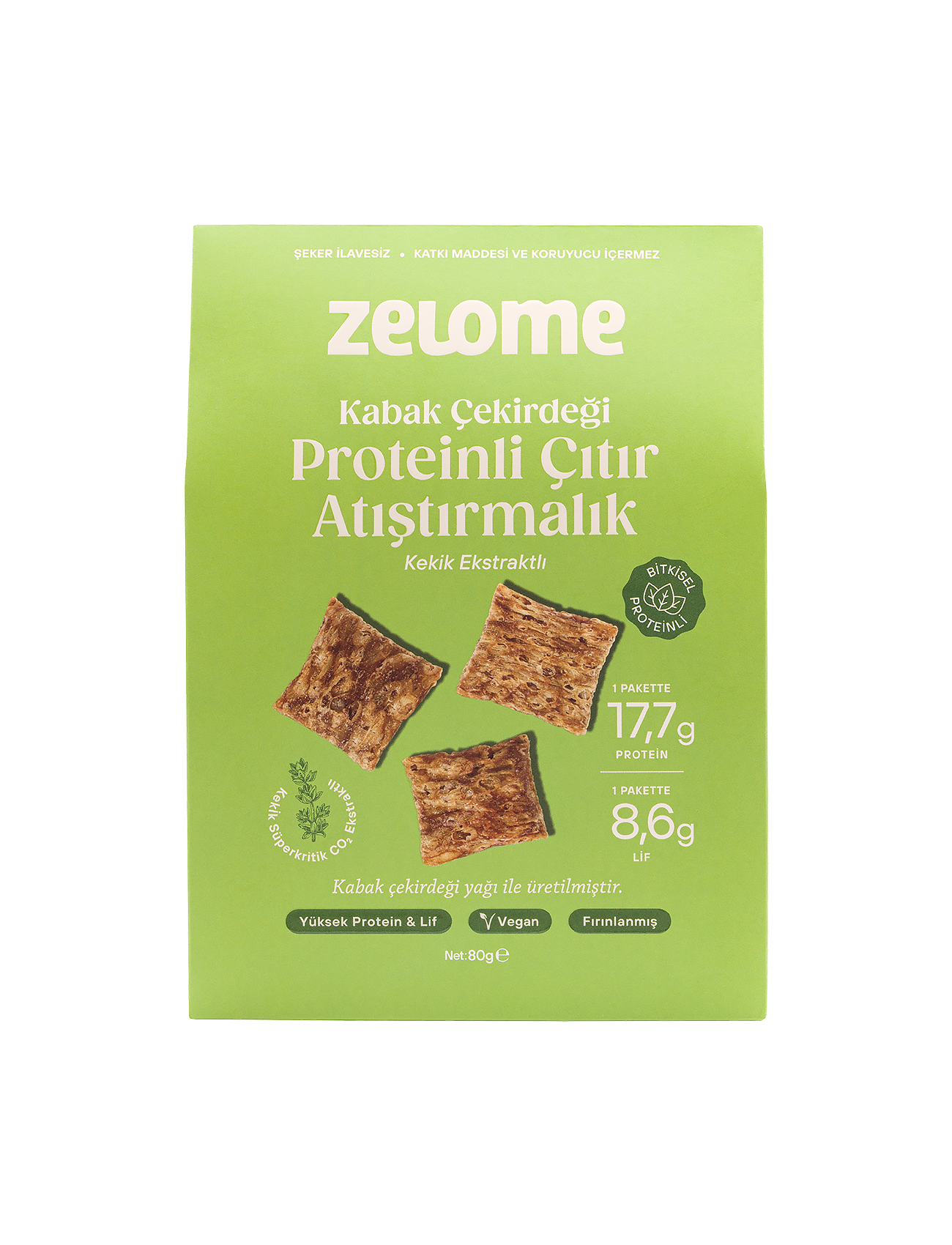Kekik Ekstraktlı Proteinli Çıtır Atıştırmalık